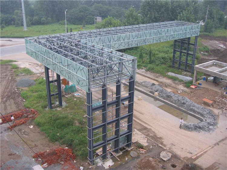 河津收费站网架